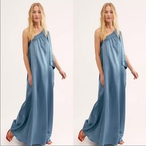 NWT Free People Soa Dress  M Blue